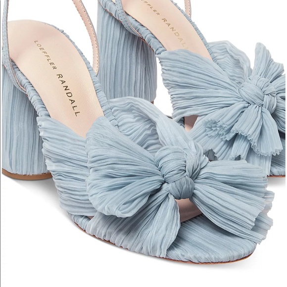 NWT Loeffler Randall Camellia Bow sandal - Picture 4 of 7